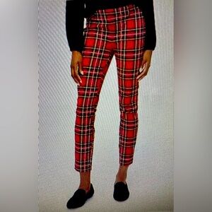 Holiday! J.Crew tartan Winnie pants, size 18, NWT